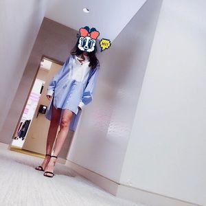 💥NEW💥 LOEWE Asymmetrical Patchwork Shirtdress